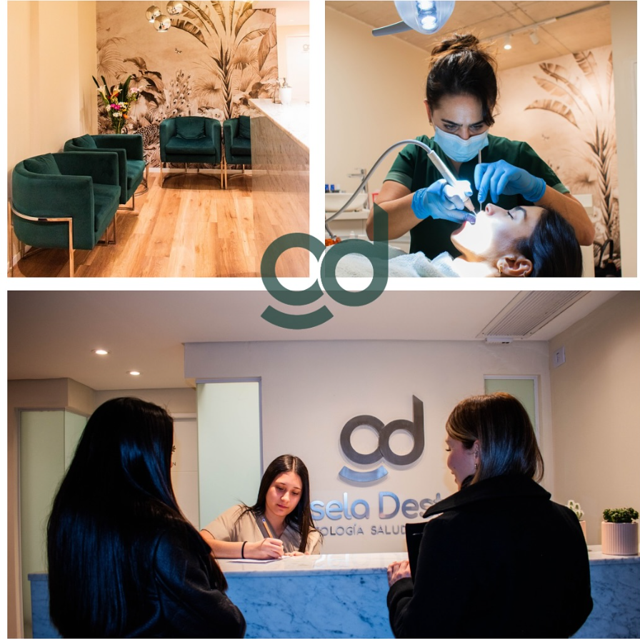 Consultorio Gisela Destro Odontología: sala de espera, atención y recepción en Belgrano
